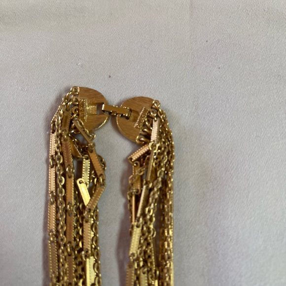 vintage gold jewelry bundle. Savvy By Swarovski, Guess, Sarah Conventry, Erimish - Picture 7 of 8